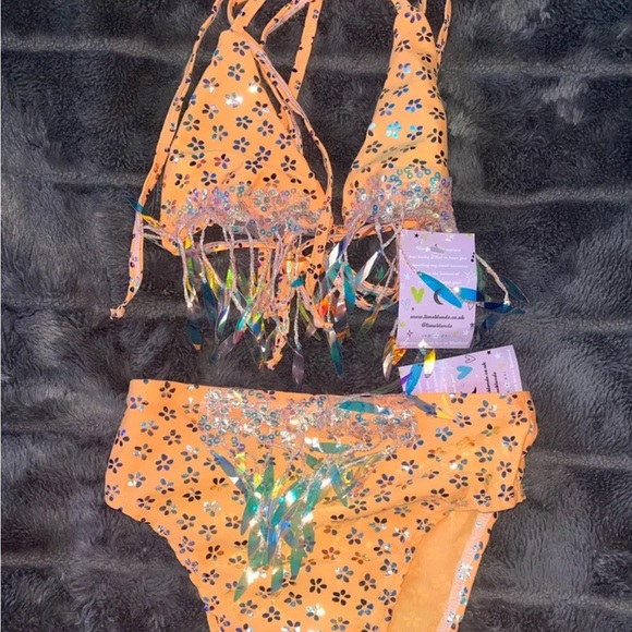 Orange Lime Blonde Set NWT - Picture 2 of 3